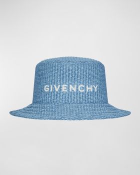 Woven Raffia Bucket Hat