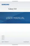 Samsung Galaxy S10 User Manual