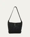 Men's LE 5 A 7 Raffia Hobo Bag