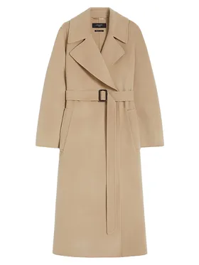 Women's Wool Robe Coat -...