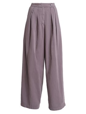 Women's Wide-Leg Cotton Pants...