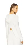 Aya Muse Trix Top in White. -...