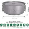 Outdoor Camping Pot 2L...
