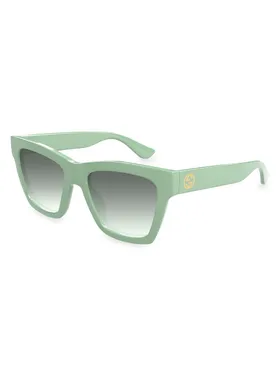 Women's Minimal 54MM Cat-Eye...