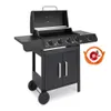 VonHaus 4+1 Burner Gas BBQ in...