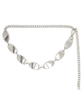 Steve Madden Oval Plate Chain...