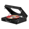 MIXX Revival 65 Stereo Vinyl Record Player. Full Size Suitcase Retro Portable Turntable with Built-In Speakers, Bluetooth Input & Output, AT3600...