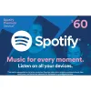 Spotify Gift Card $60 (Email...