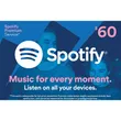 Spotify Gift Card $60 (Email...