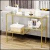 Stylish Gold Console Table...