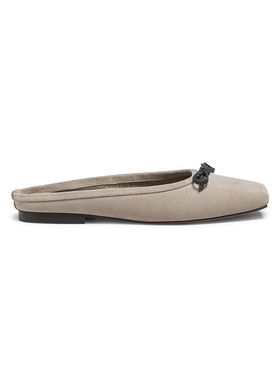 Women's Suede Ballet Flats -...