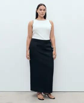 Mango Women's Linen Pencil...