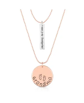 White Gold Plated & 18k Rose...