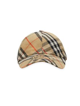 Women's Check Twill Cap -...