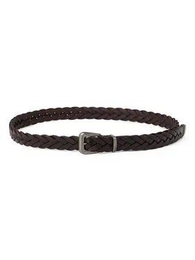 Women's Braided Leather Belt...