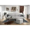 Brittany Gray Linen Futon...