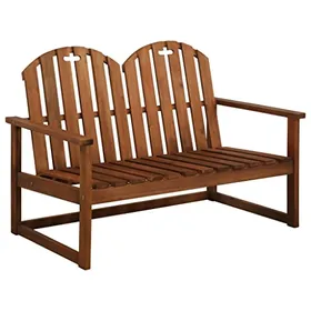 vidaXL Wooden Patio Bench,...