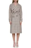 Avec Les Filles Plaid Trench...