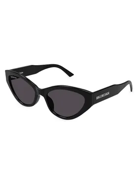 Women's Flat 57MM Cat-Eye...