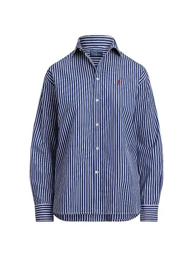 Women's Striped Cotton...