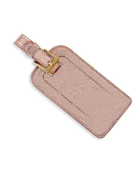 Leather Luggage Tag - Rose...