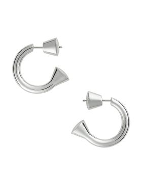 Women's Silver Hoop Earrings...