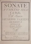 Sonate a Violino Solo Col...