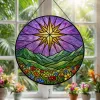 7.8"H Star Sky Stained Glass...