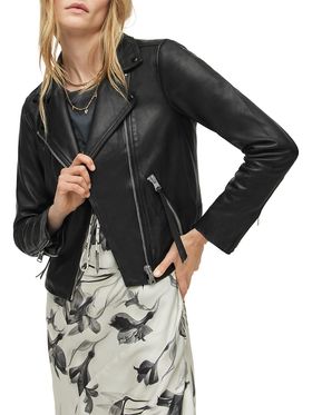 Women's Dalby Leather Biker...