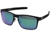 Oakley Holbrook Metal Sunglasses Matte Black with Jade Iridium Lens 55mm OO4123-0455