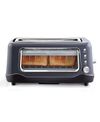 Dash Clear View Toaster - Gray