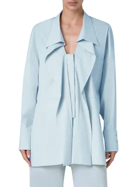 Women's Ruffle Poplin Cotton...