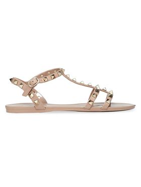 Women's Rockstud Flat Rubber...