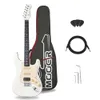 MOOER Electric Guitar White...