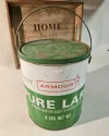 Vintage Armour Pure Lard Tin...