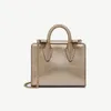 Strathberry Nano Tote in Gold...