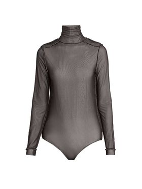 Women's Mesh Turtleneck...