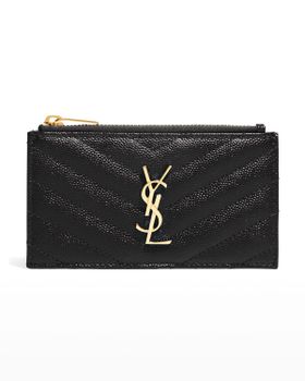 YSL Monogram Small Ziptop...