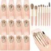 12 Sets Travel Makeup Brush...