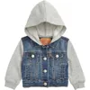 levi's Indigo Hooded Trucker...