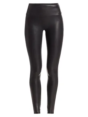 Women's Faux Leather Leggings...