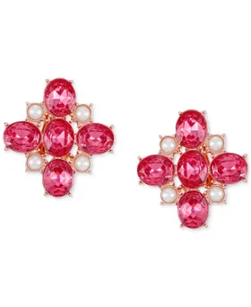 Guess Rose Gold-Tone Crystal...