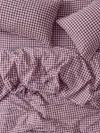 Berry Gingham Linen Blend...