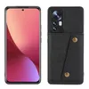 Xiaomi 12 musta lompakkokotelo