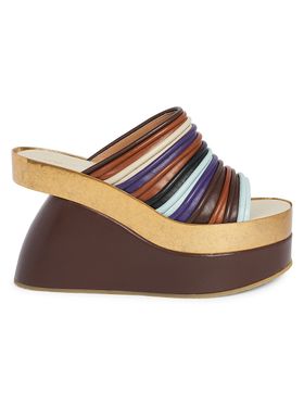 Women's 60MM Leather Wedge...