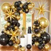 PartyWoo Black and Gold...