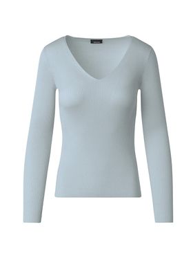 Women's Silk-Cotton V-Neck...