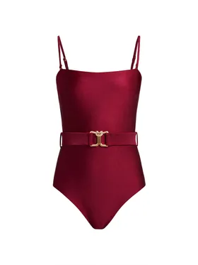 Women's Lexi Belted One-Piece...