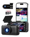 Miofive Dash Cam Front Rear,...