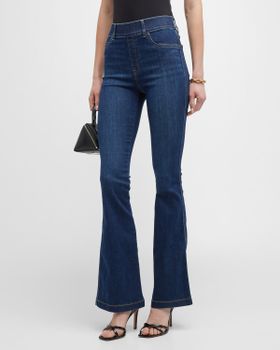 Flare High-Rise Stretch Denim...